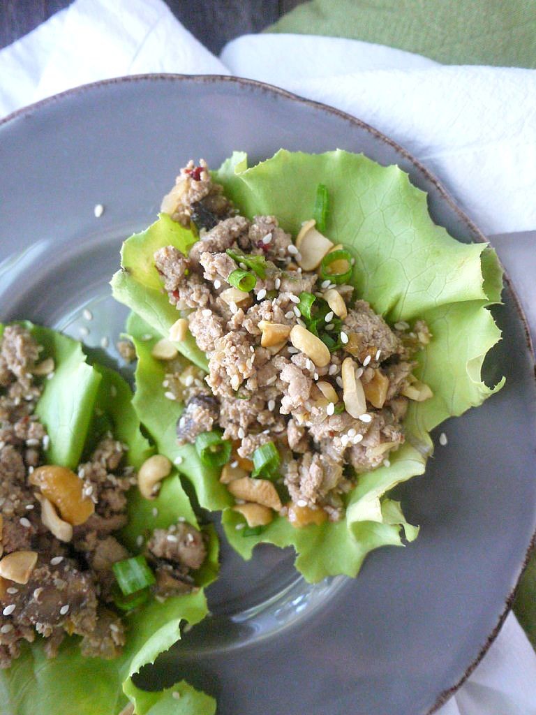 Paleo Asian-Style Turkey Lettuce Wraps 4