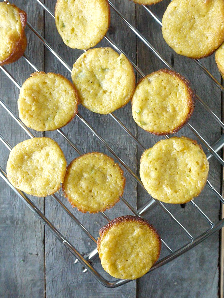 mini jalapeno cornbread cupcakes with honey butter frosting 1