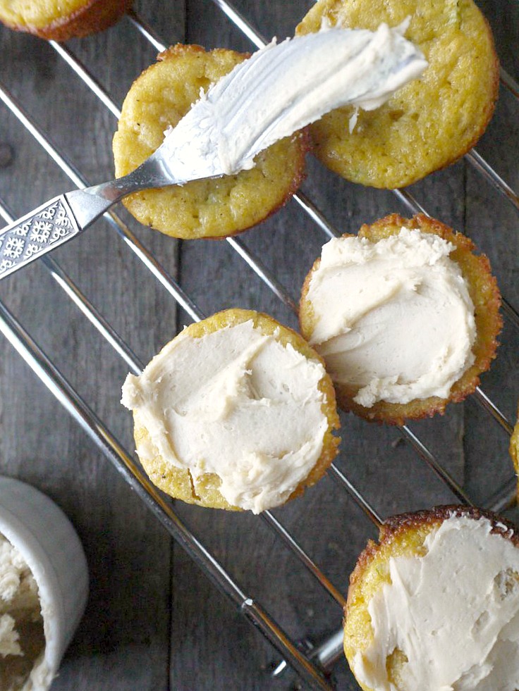 mini jalapeno cornbread cupcakes with honey butter frosting 3
