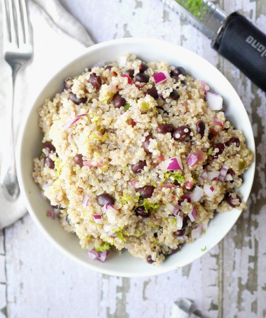 southwest quinoa and black bean salad 3