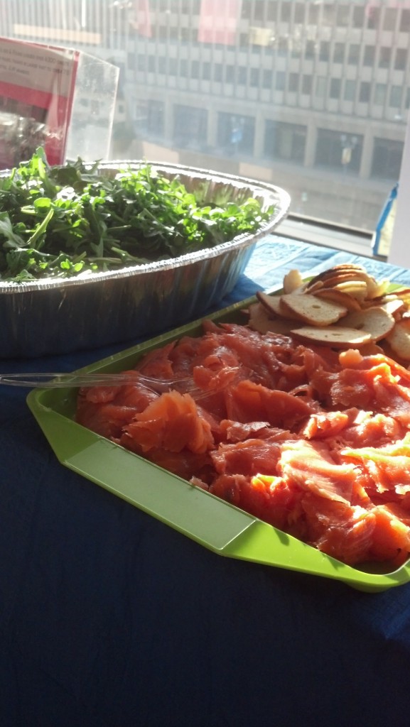 smoked salmon at JL