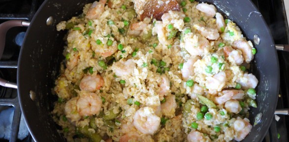 Shrimp Fried Rice + Kitchen Renovation