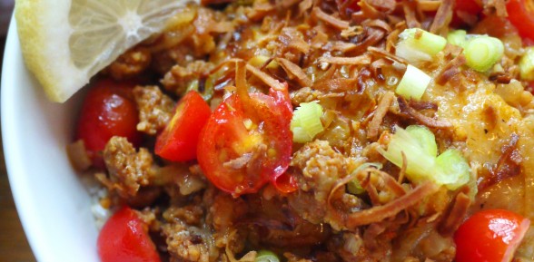 Chicken Curry with Chorizo