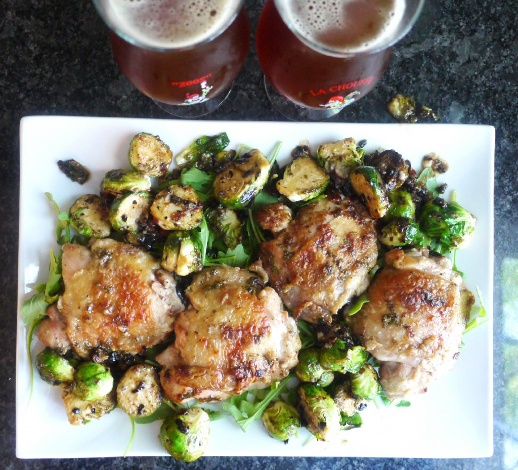 chicken and beer