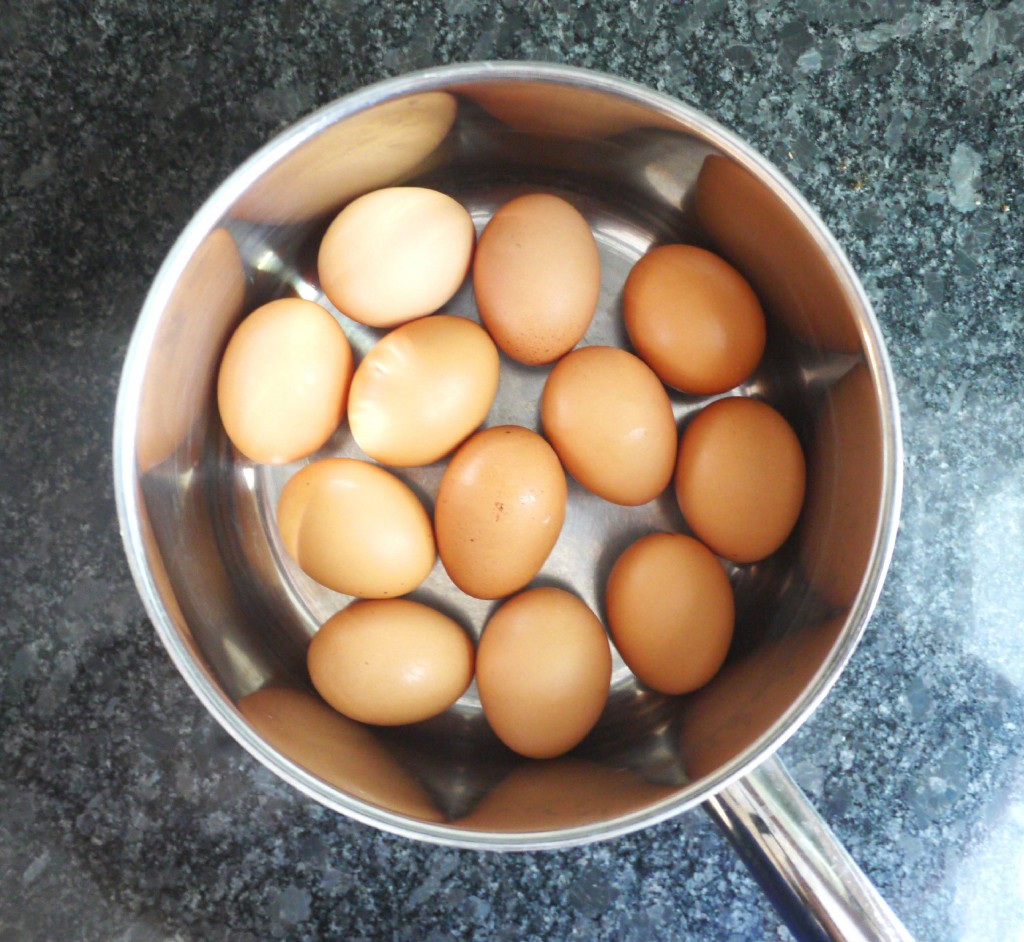 hard-boiled eggs