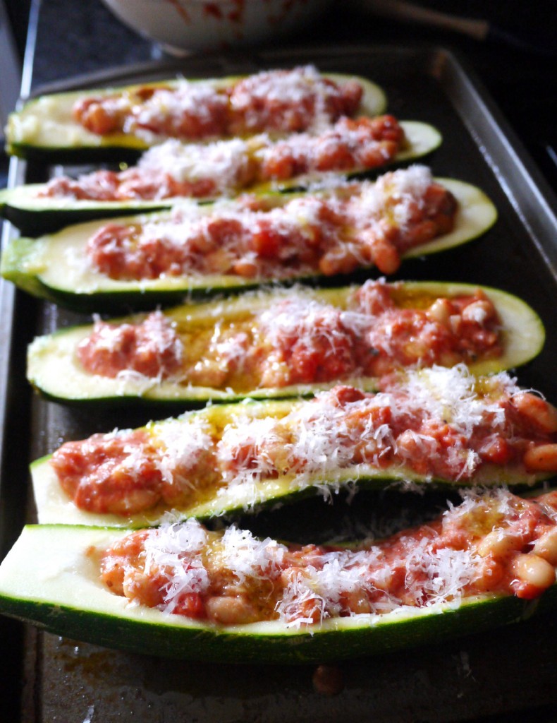 stuffing zucchinis 2