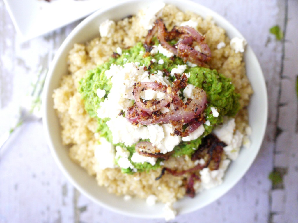 minty mushy pea quinoa 3