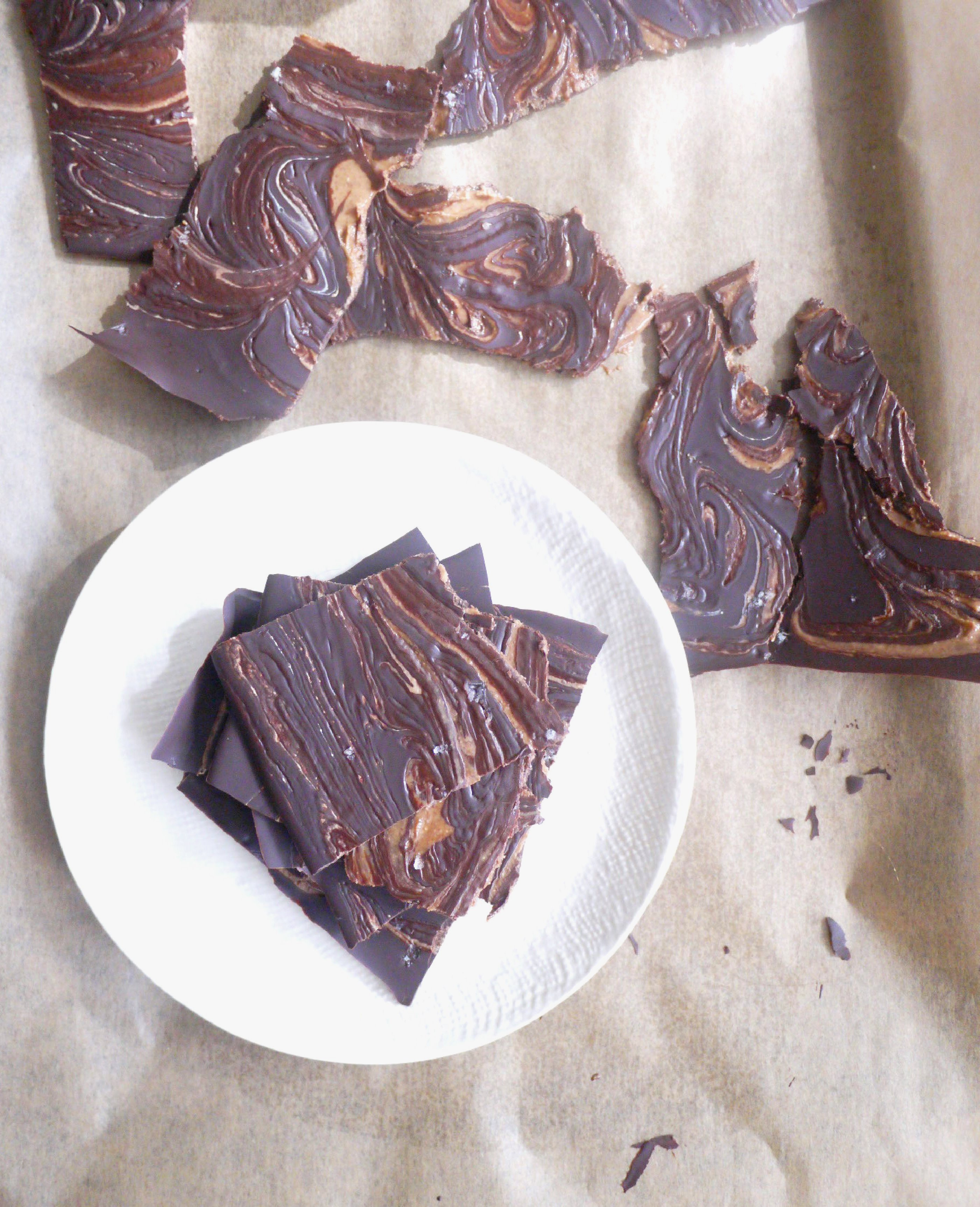 almond butter chocolate bark 7