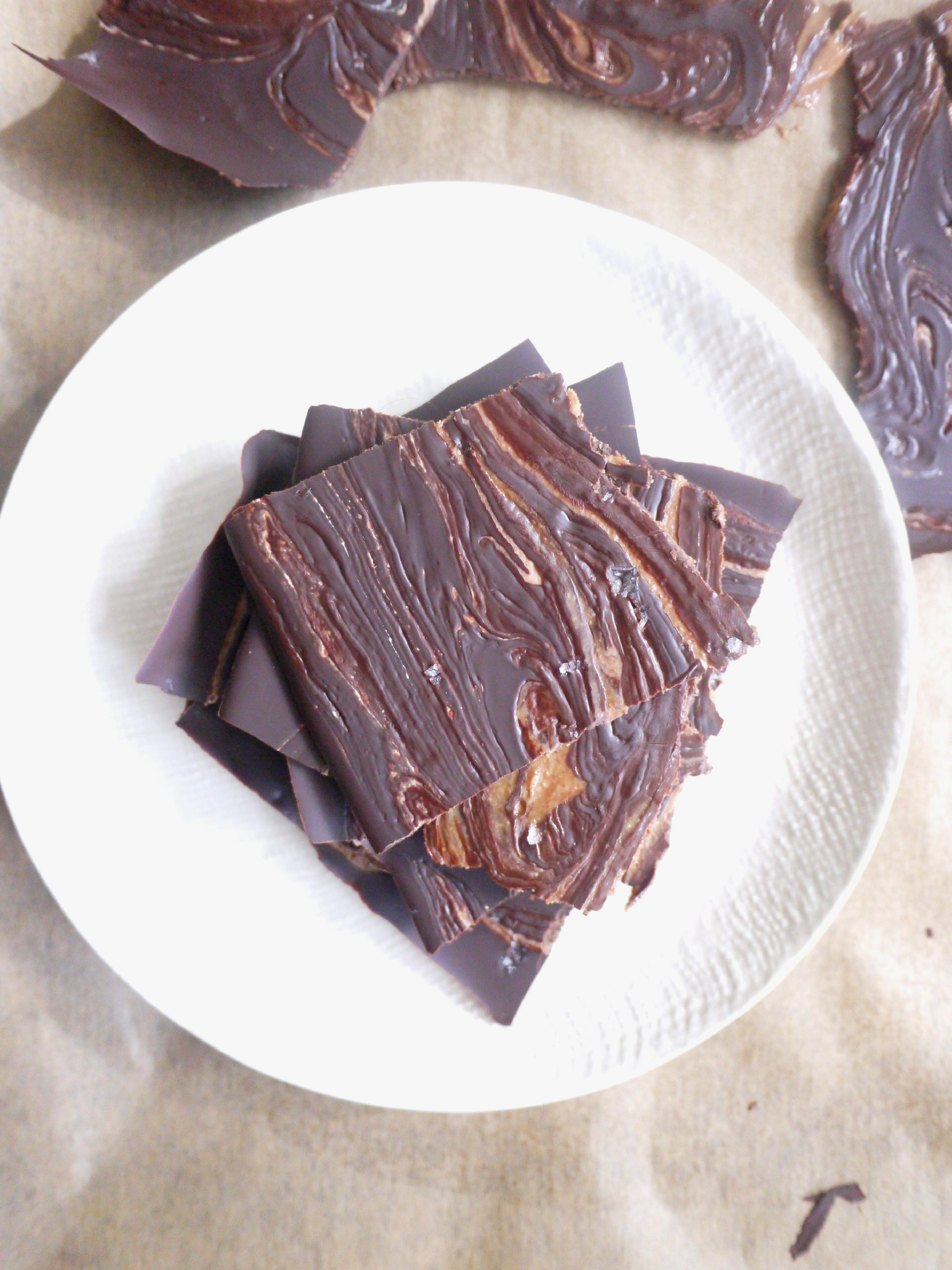 almond butter chocolate bark 9