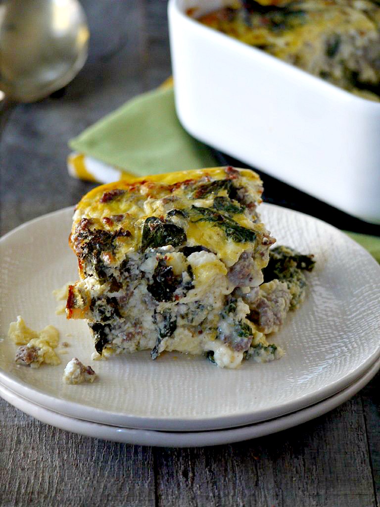 Bison, Greens and Feta Breakfast Casserole 7 adjusted