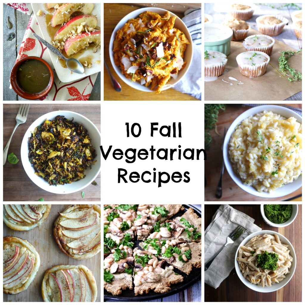 PicMonkey Collage 10 fall vegetarian recipes