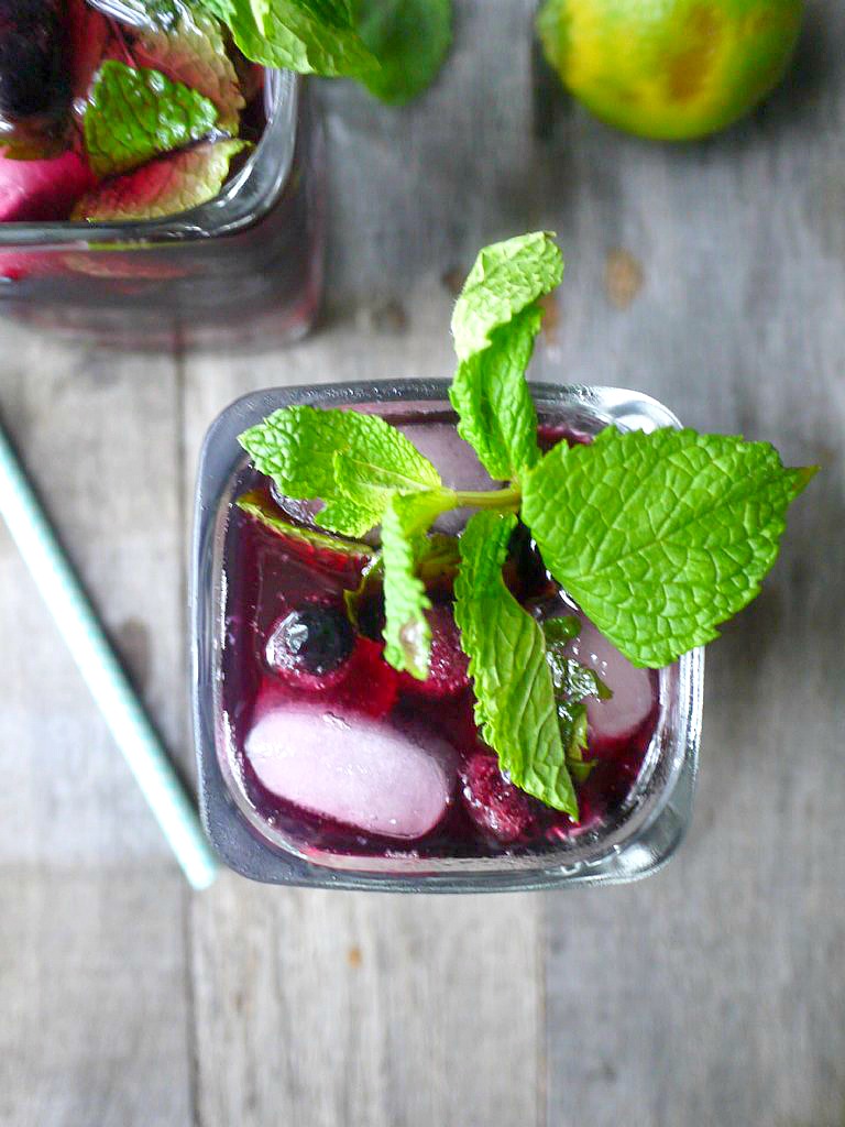 blueberry maple mojito mocktail 10 adjusted