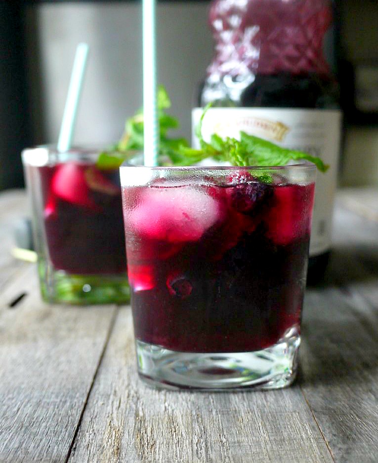 blueberry maple mojito mocktail 7 adjusted