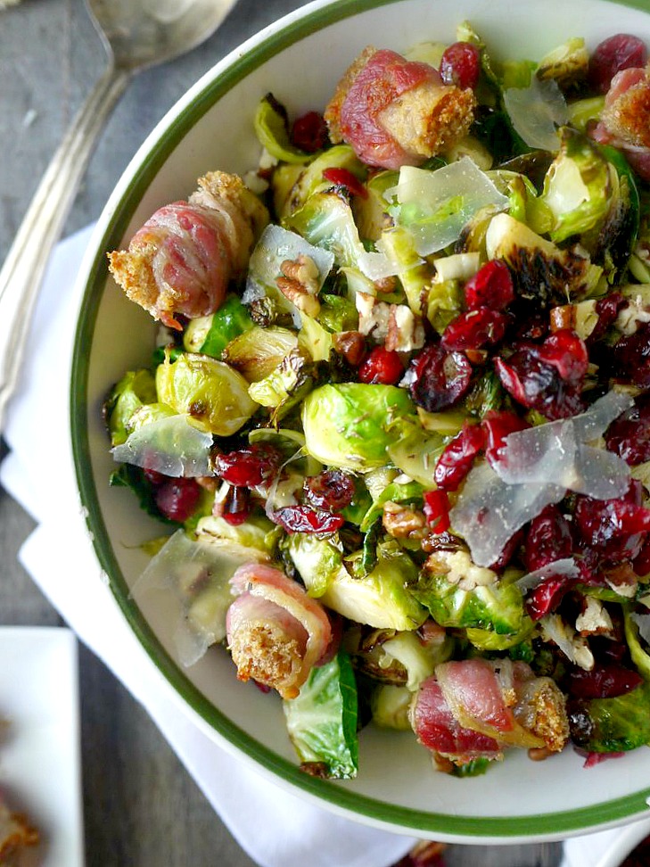 brussels sprouts salad with pancetta croutons 3 adjusted