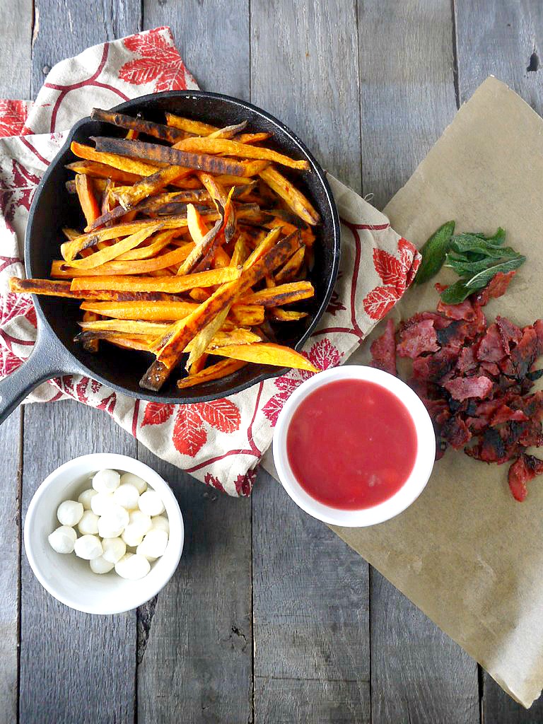 sweet potato poutine with cranberry gravy 1 adjusted