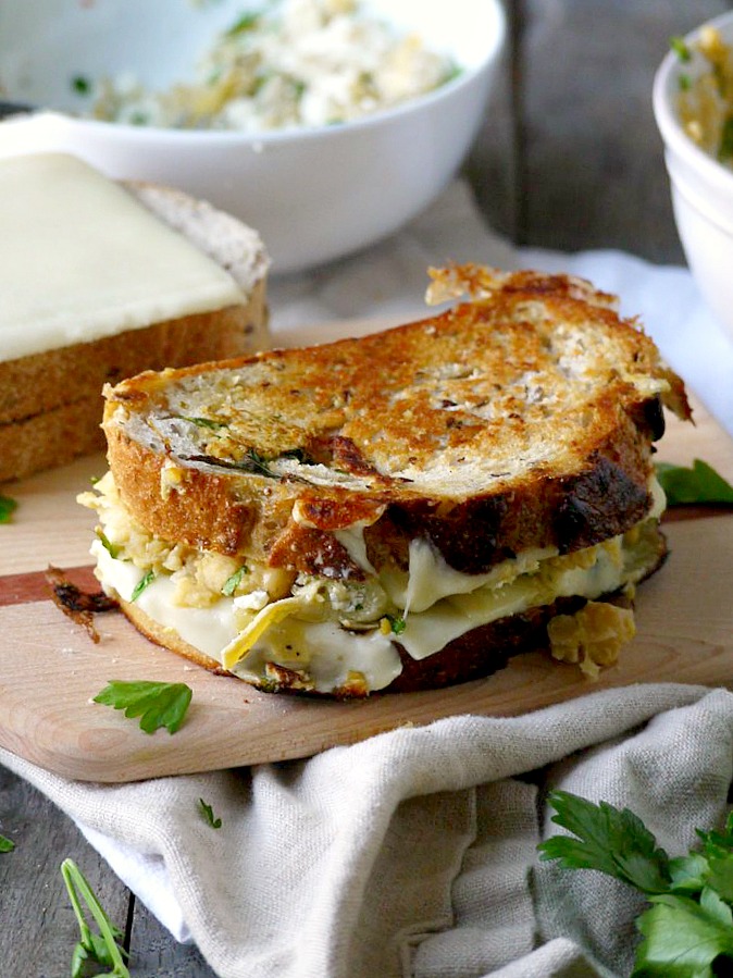 smashed chickpea artichoke and feta grilled cheese 4 adjusted