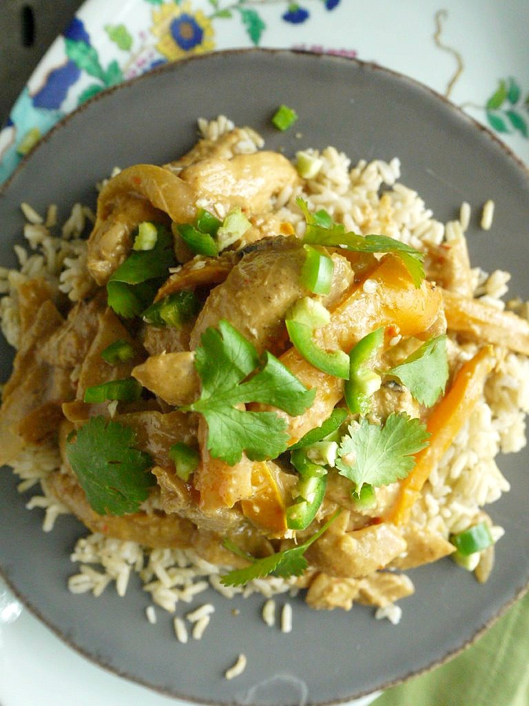 spicy almond butter chicken curry 8