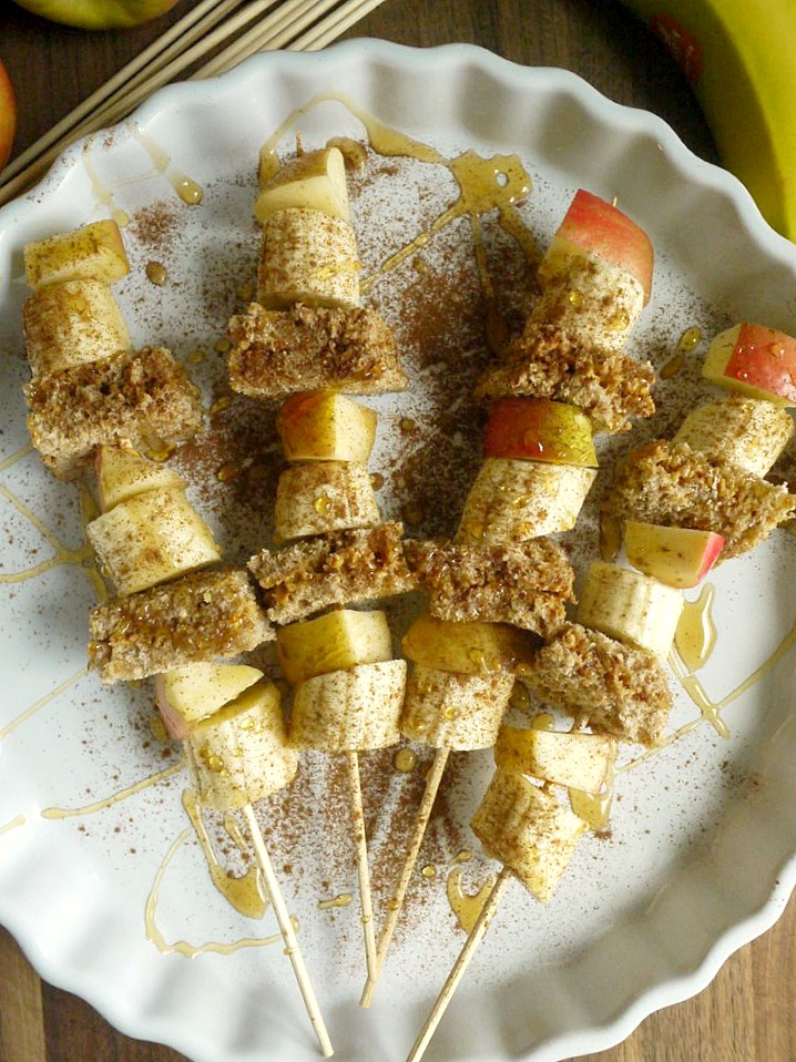 Apple-Banana Peanut Butter Sandwiches 3