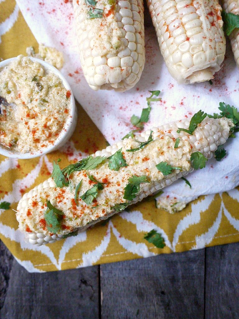 corn on the cob with roasted jalapeno honey butter and smoked paprika 4
