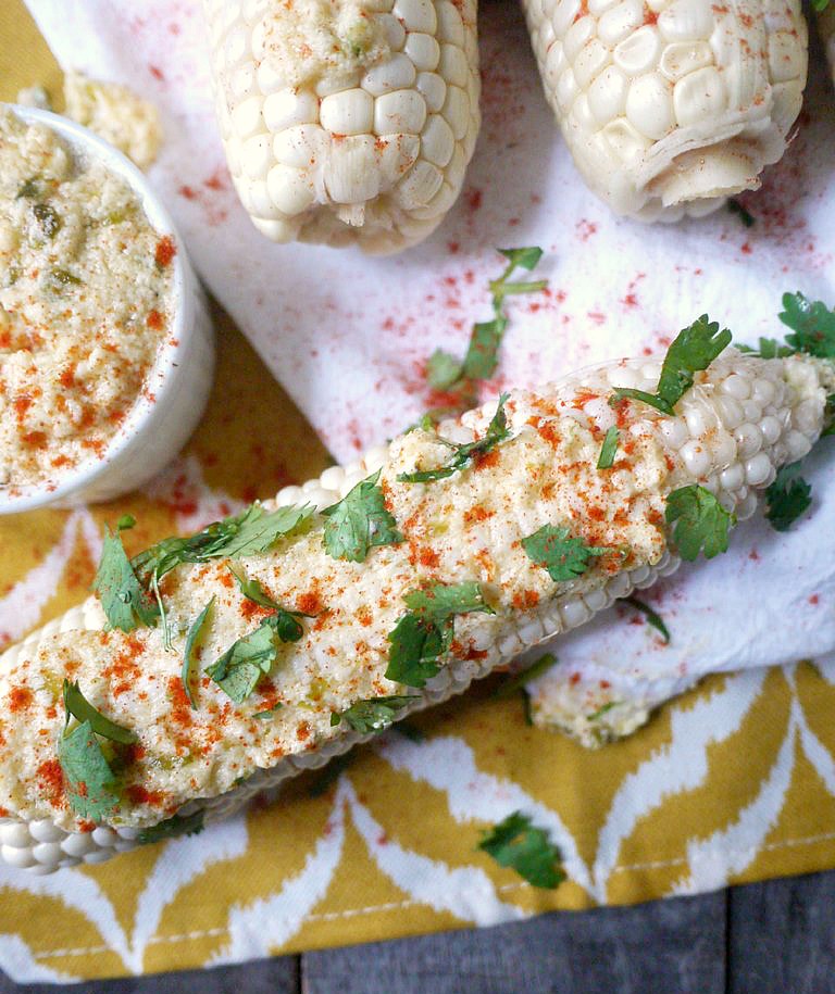 corn on the cob with roasted jalapeno honey butter and smoked paprika 5