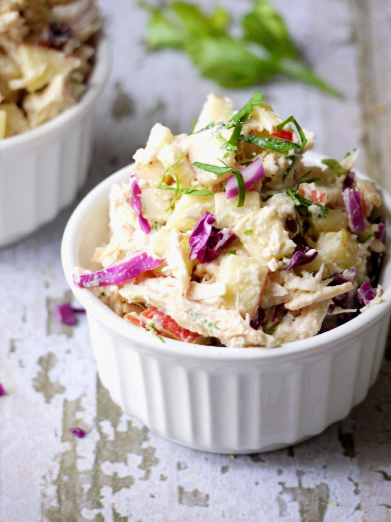 tangy chicken and apple salad 8