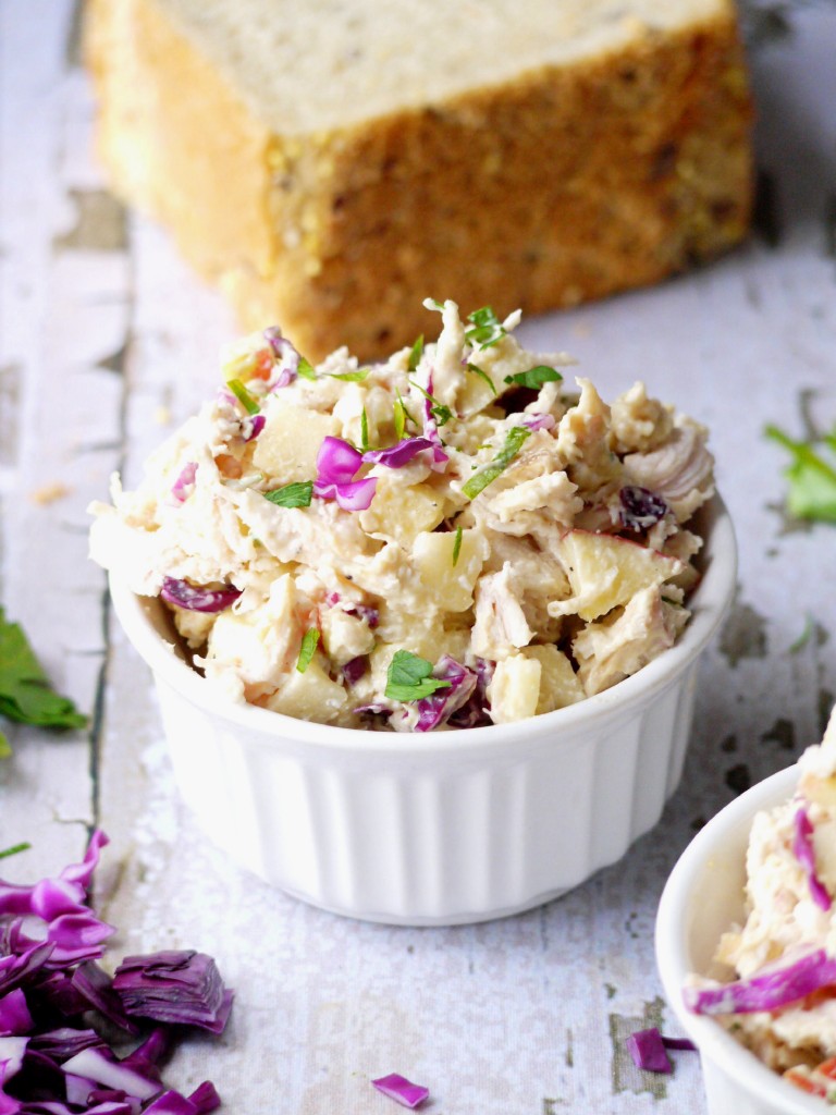 tangy chicken and apple salad 9