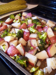 Roasted Potatoes & Broccoli w/Lemon Butter Sauce - Healthy Recipe Ecstasy