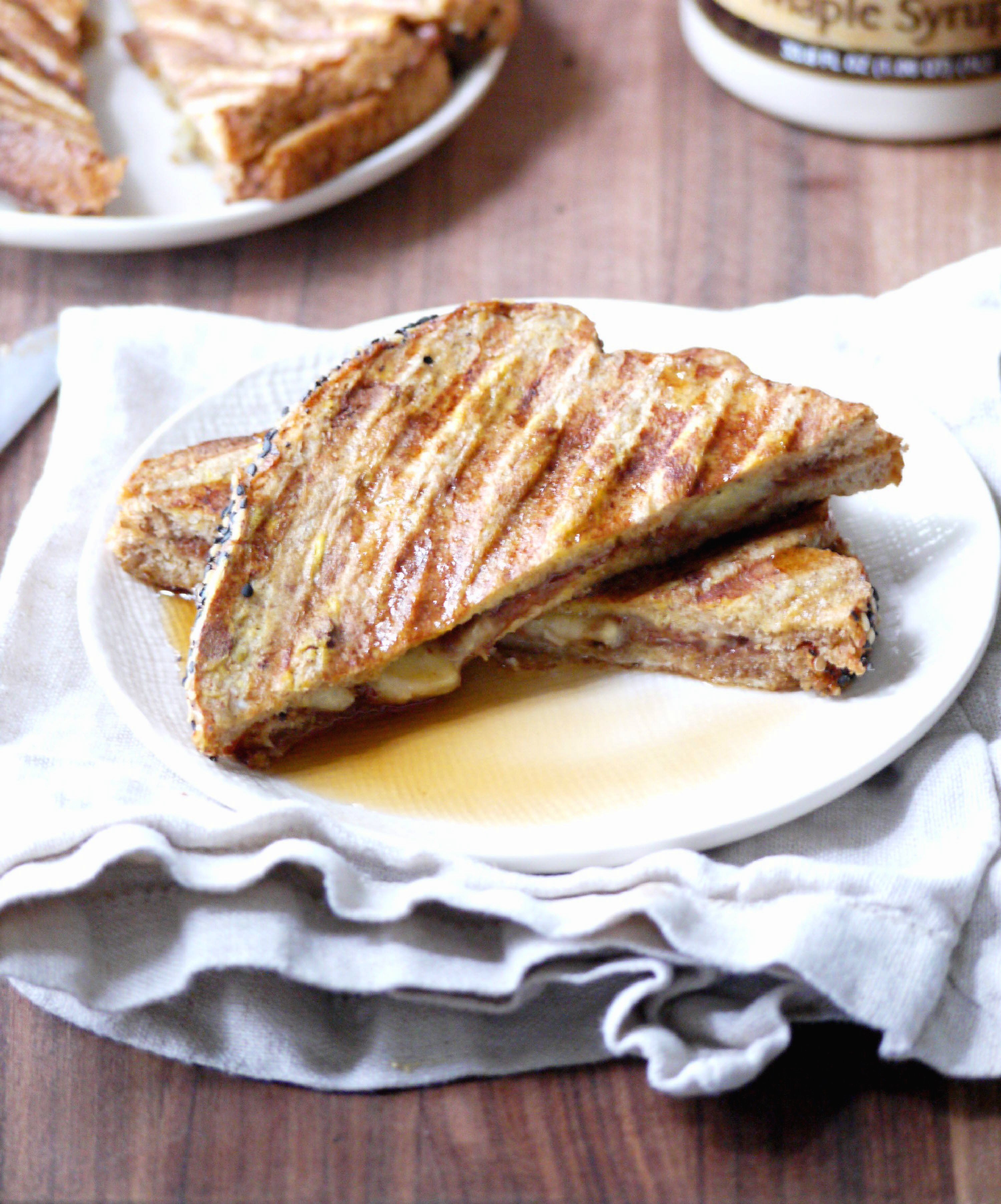 banana almond butter french toast 7
