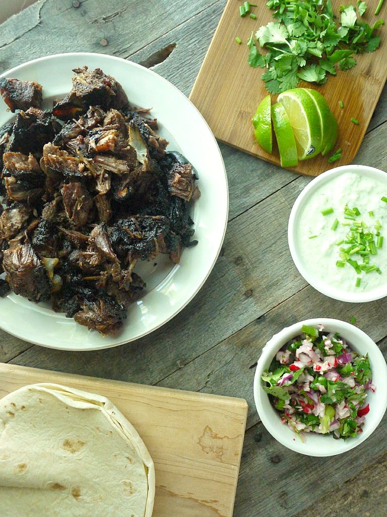 beer braised lamb tacos with chive tzatziki 5