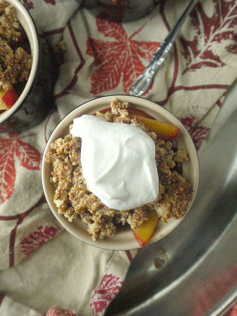 paleo plum crumble with maple ginger coconut cream 8 adjusted