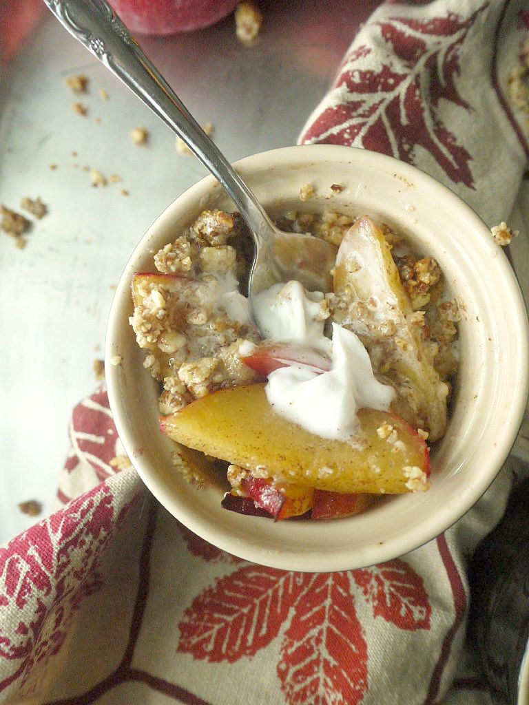 paleo plum crumble with maple ginger coconut cream 9 adjusted